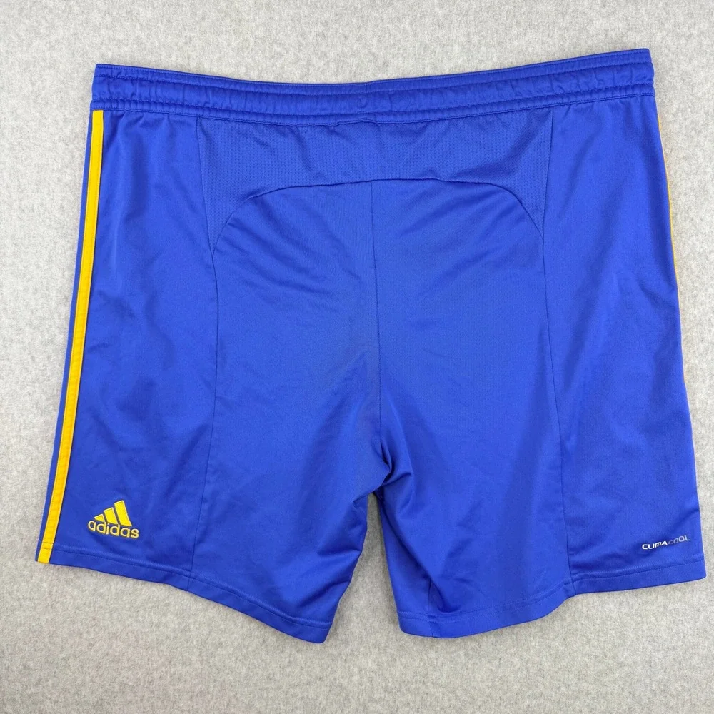 Adidas Spain National Team Soccer Shorts Mens Large Blue Yellow ClimaCool